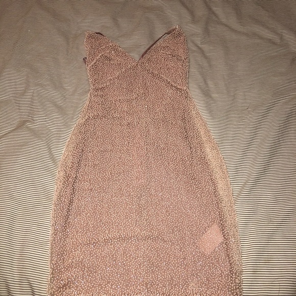 OH POLLY PETITE BEADED EMBELLISHED MINI DRESS - Picture 7 of 8